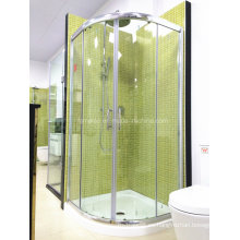 AS / NZS2208 Austalian paseo estándar de vidrio templado en la sala de ducha simple con bandeja (H002)